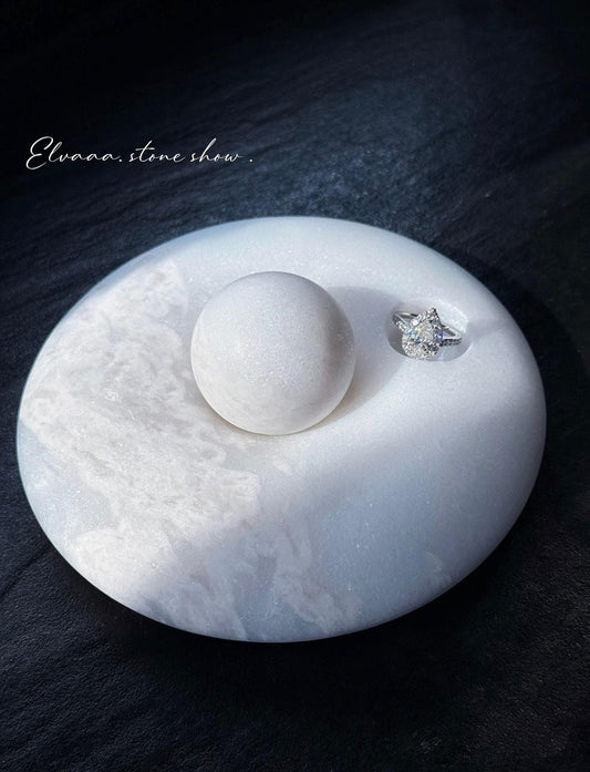 Handcrafted White Marble Essential Oil Diffuser: Natural Home Decor Gift packing