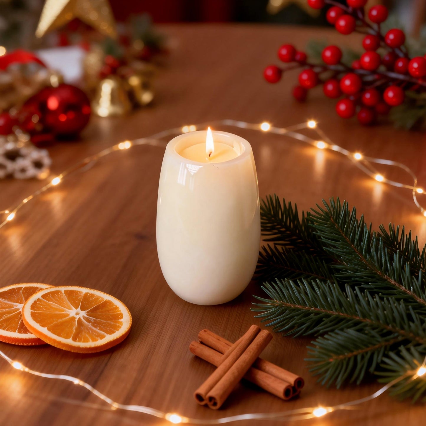 Handmade Marble Stone Candle – Smooth Oval Design – Aromatherapy Scented Candle for Yoga, Spa, or Holiday Gift