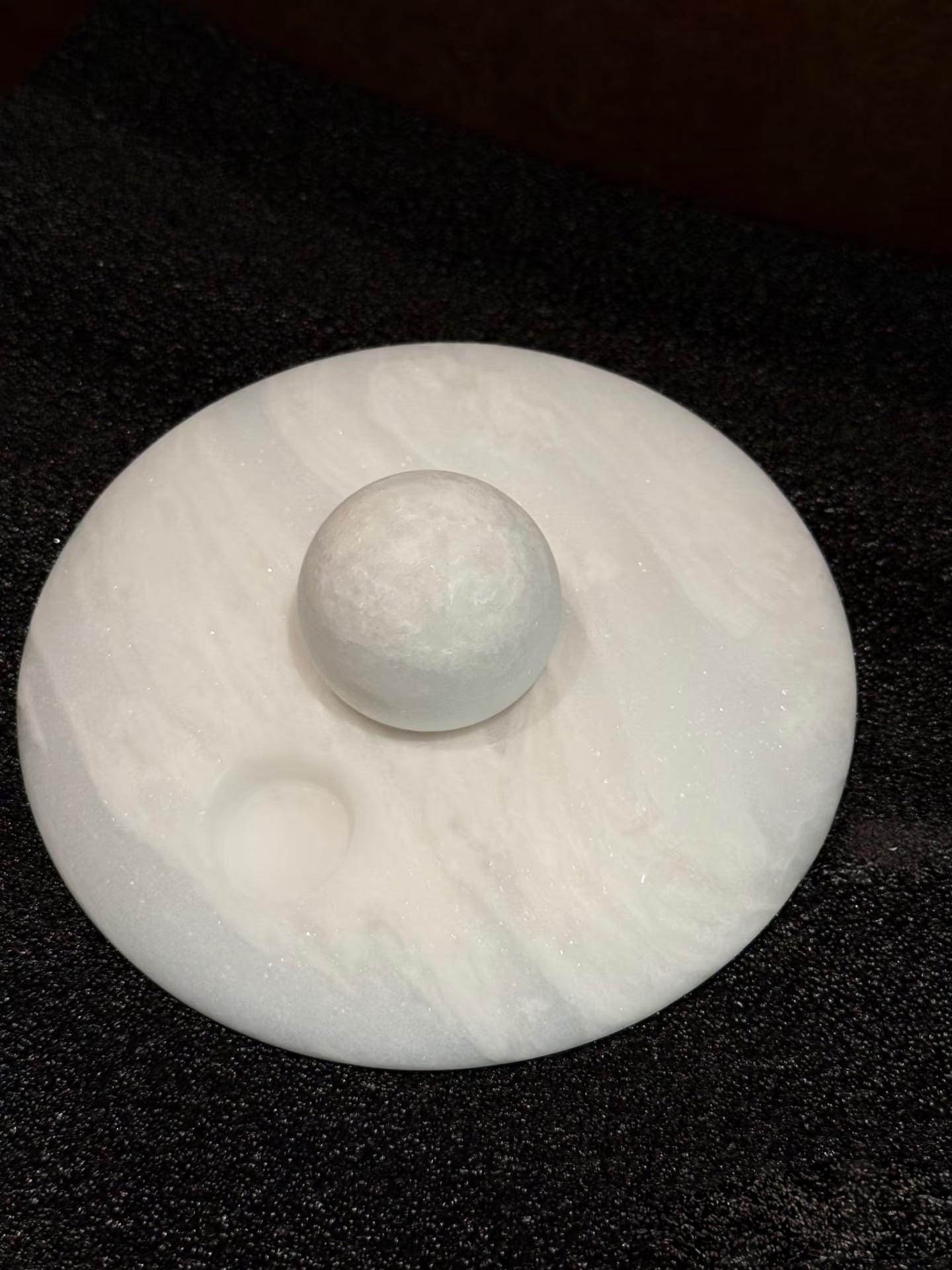 Handcrafted White Marble Essential Oil Diffuser: Natural Home Decor Gift packing