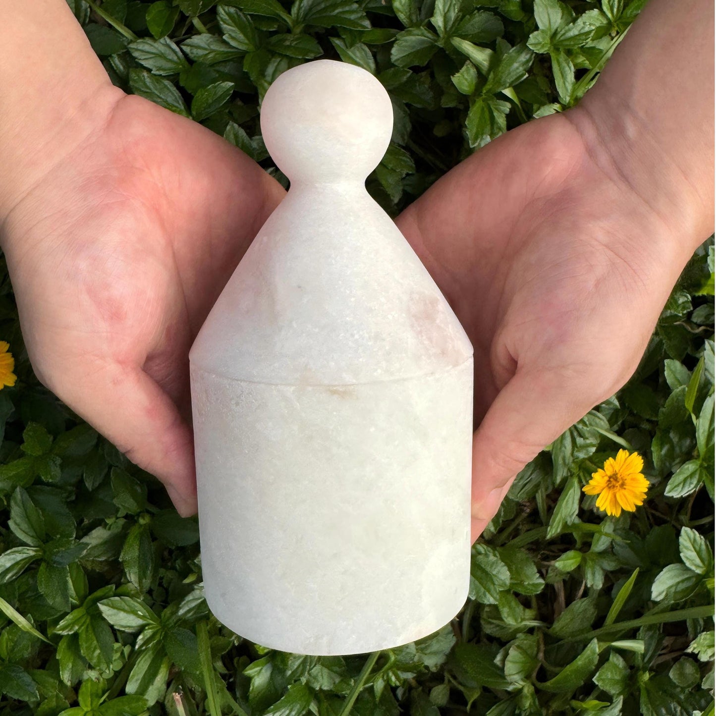 Handmade Marble Pet Urn, Cat and Dog Memorial Keepsake Box,