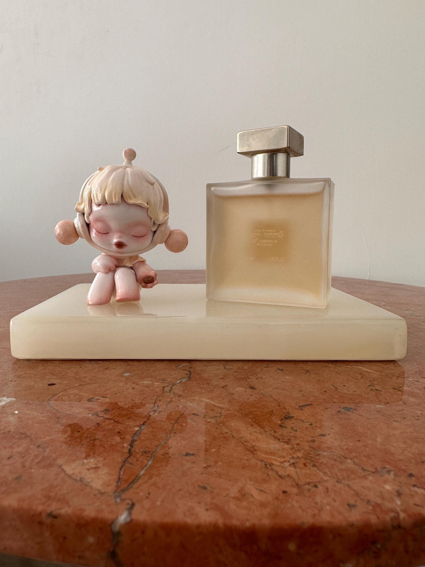 Natural Marble Onyx Stone sample for designer : DIY Accessory Tray Plinth 16*10cm