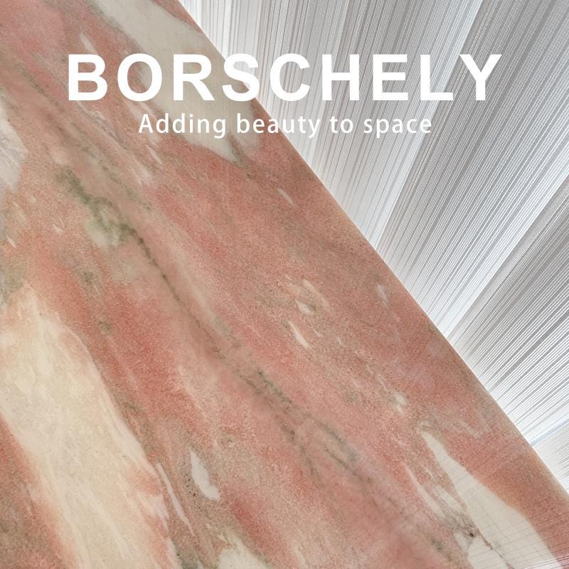 Customized Handmade Natural Norway Pink Marble Console Table: Elegant Entryway Furniture, unique furniture