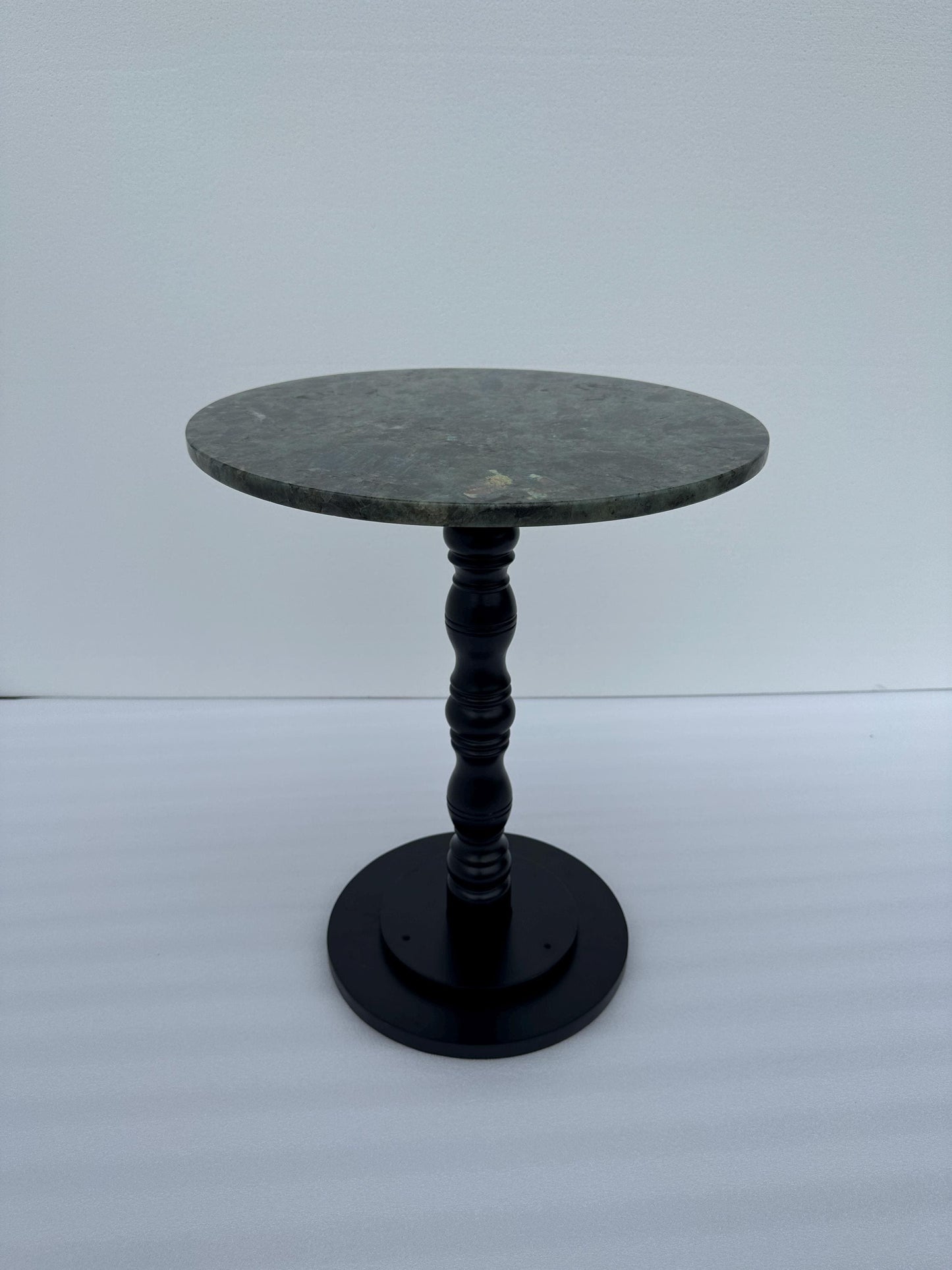 Luxury Dark Blue Marble Nightstand: Hand-Polished Natural Stone